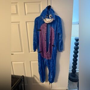 Cozy Blue and Purple Pajama Onesie